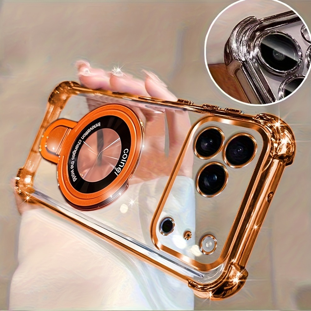 Phone Accessories Ring - Coque de téléphone plaquée luxe pour