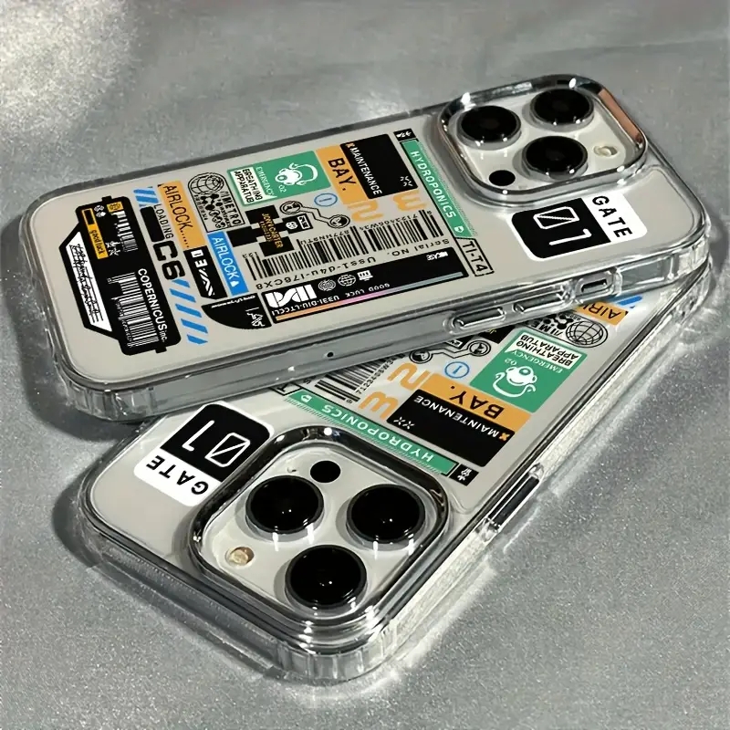 Phone Accessories Quotes - Coque de téléphone transparente avec étiquettes