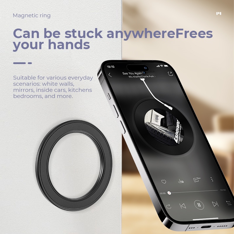 Phone Accessories Ring - Pour Magsafe anneau magnétique fort support