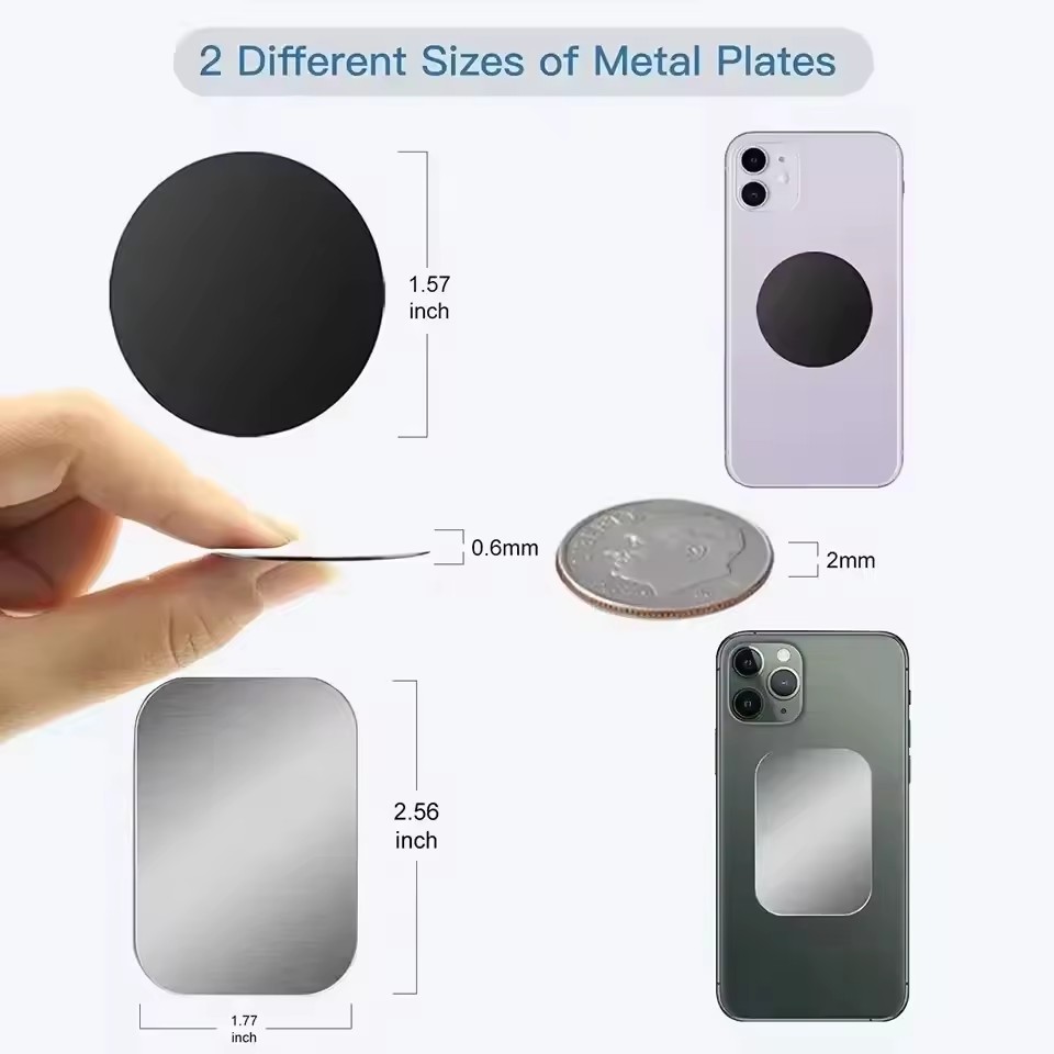 5/10 pièces Plaques Métallique - Phone Accessories Quotes avis et prix