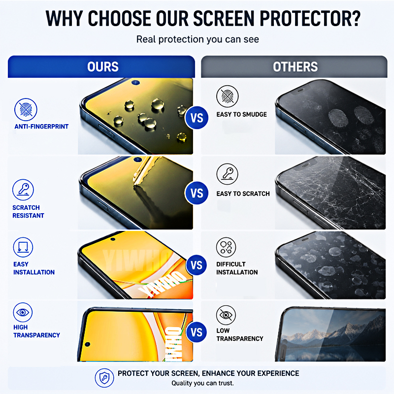1-100 pièces de verre trempé p - Phone Accessories Vivo avis et prix