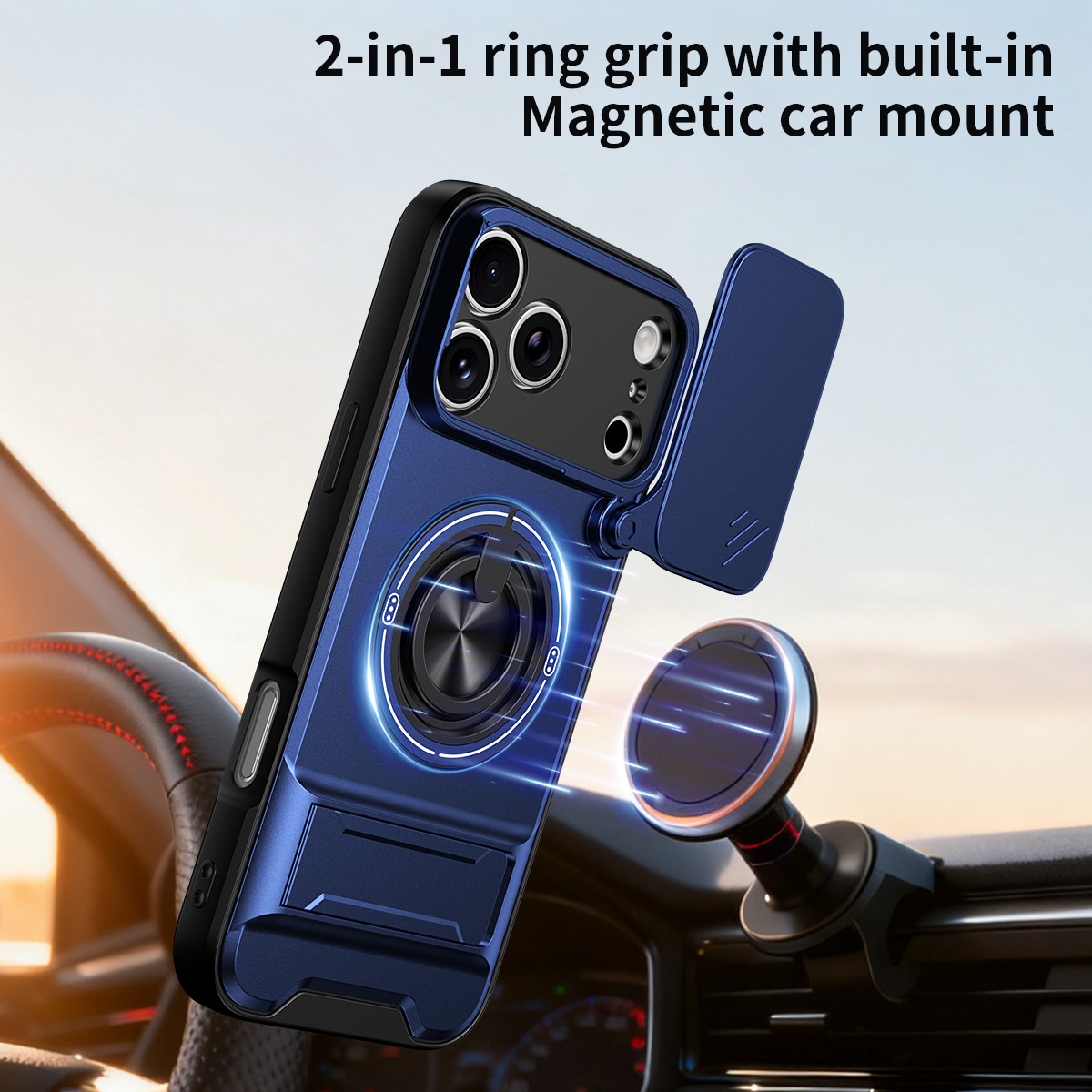 Étui de téléphone de luxe avec - Phone Accessories Ring avis et prix
